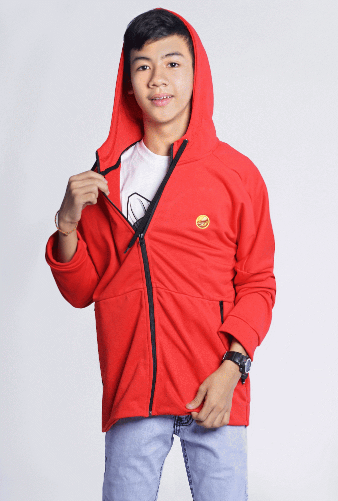 Golden Culture Red Hoodie Kid